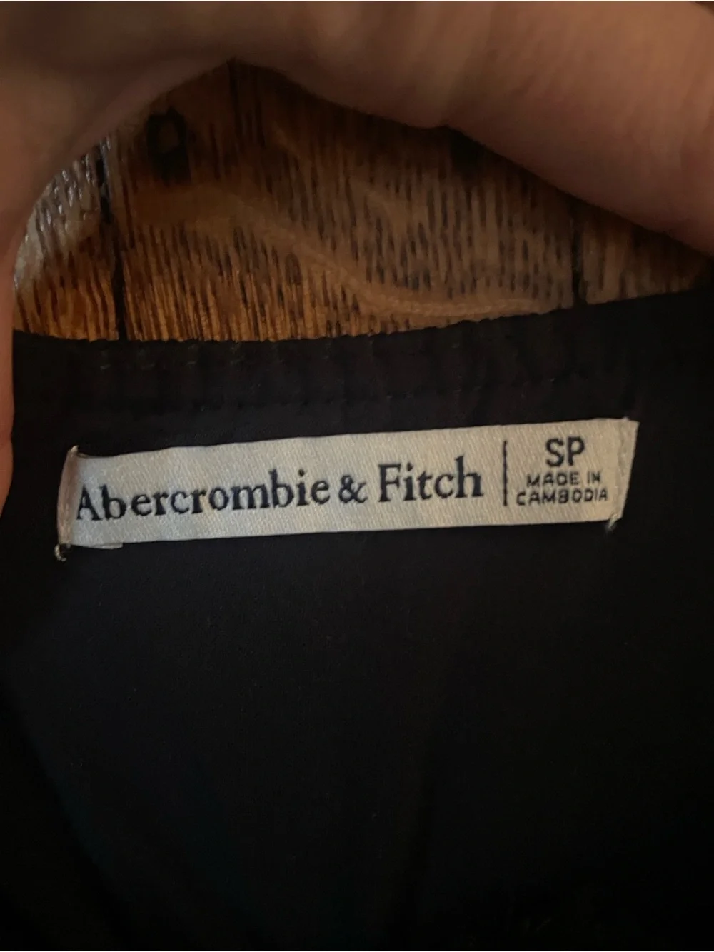 Abercrombie & Fitch Black Maxi Dress with Cut Out detail
